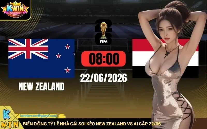 Biến động tỷ lệ nhà cái khi soi kèo New Zealand vs Ai Cập 2206