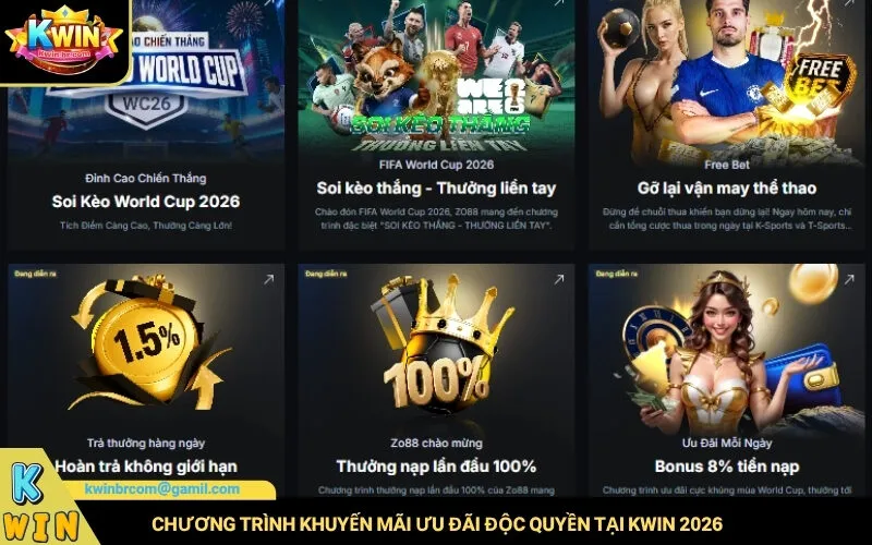 Chương trình khuyến mãi ưu đãi độc quyền tại Kwin 2026